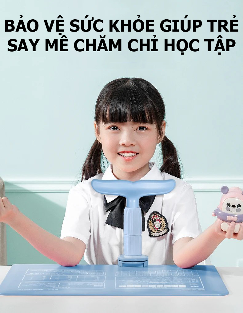 Giá đỡ ngực chống gù lưng cong vẹo cột sống, chống cận thị giúp bé đúng tư thế khi ngồi học mẫu đuôi cá CG00001