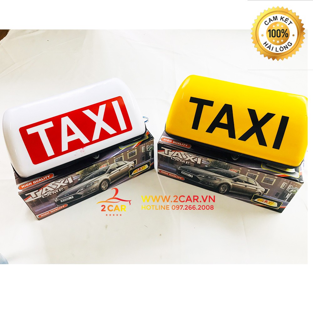 Mào TAXI hút nam châm có đèn LED gắn nóc ô tô cao cấp