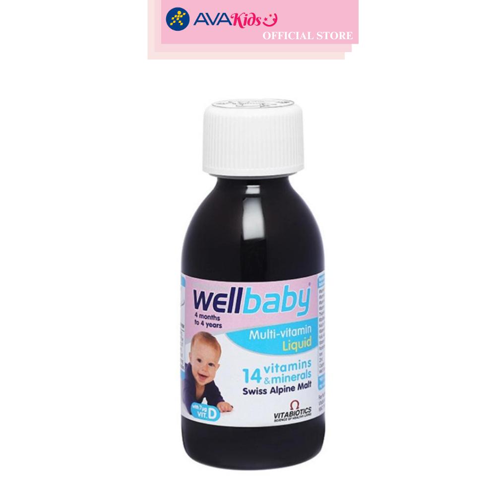 Siro Vitabiotics Wellbaby tăng sức đề kháng 150 ml (4 tháng - 4 tuổi)
