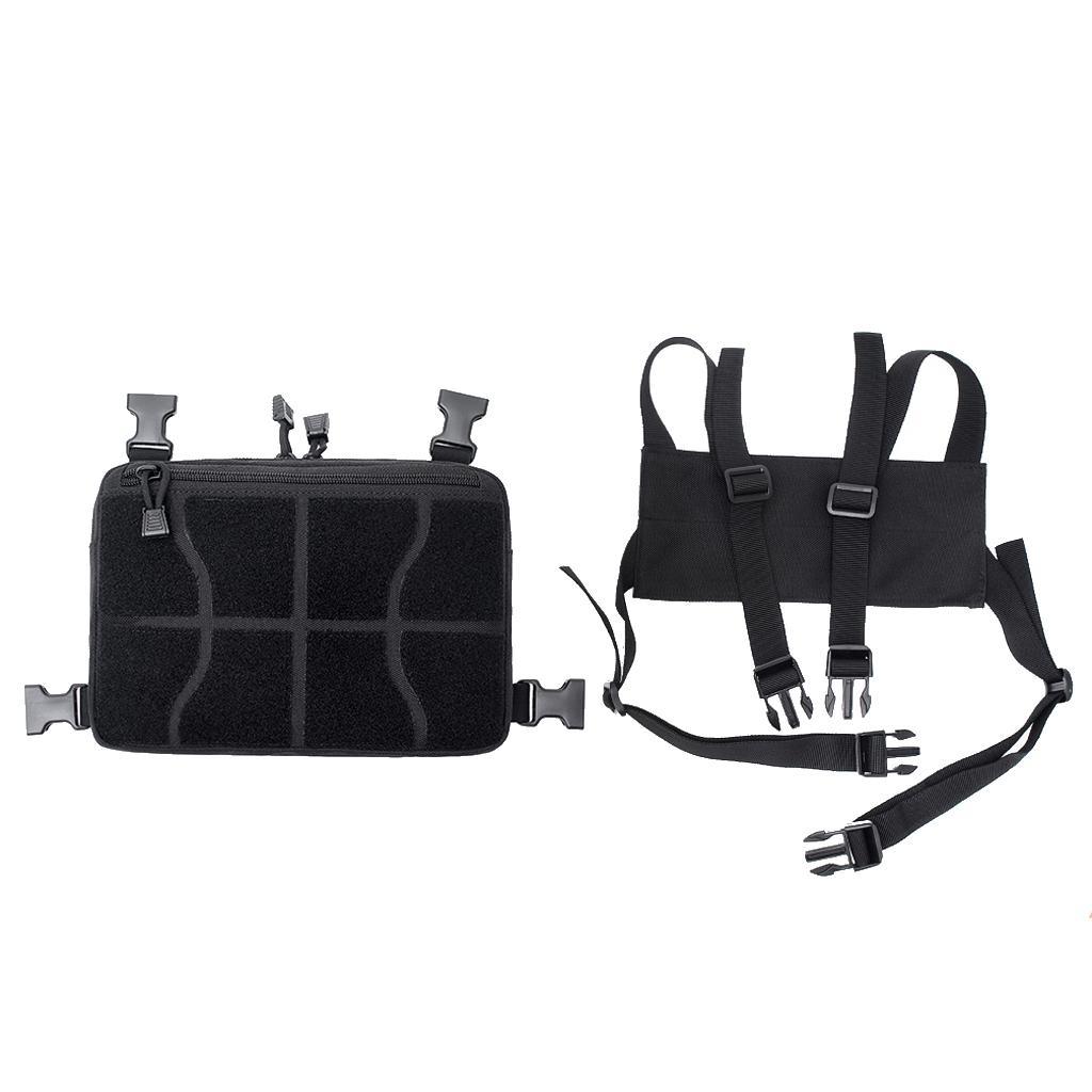 Vest Rig Bag Radios Pocket Chest Harness Pouch