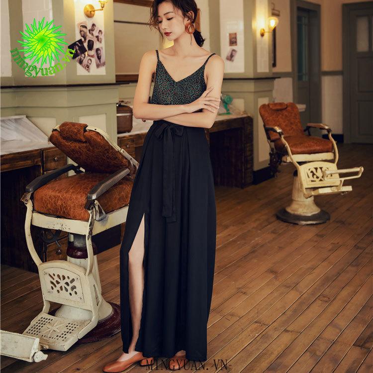 Quần Giả Váy Ống Rộng Thời Trang Dành Cho Nữ