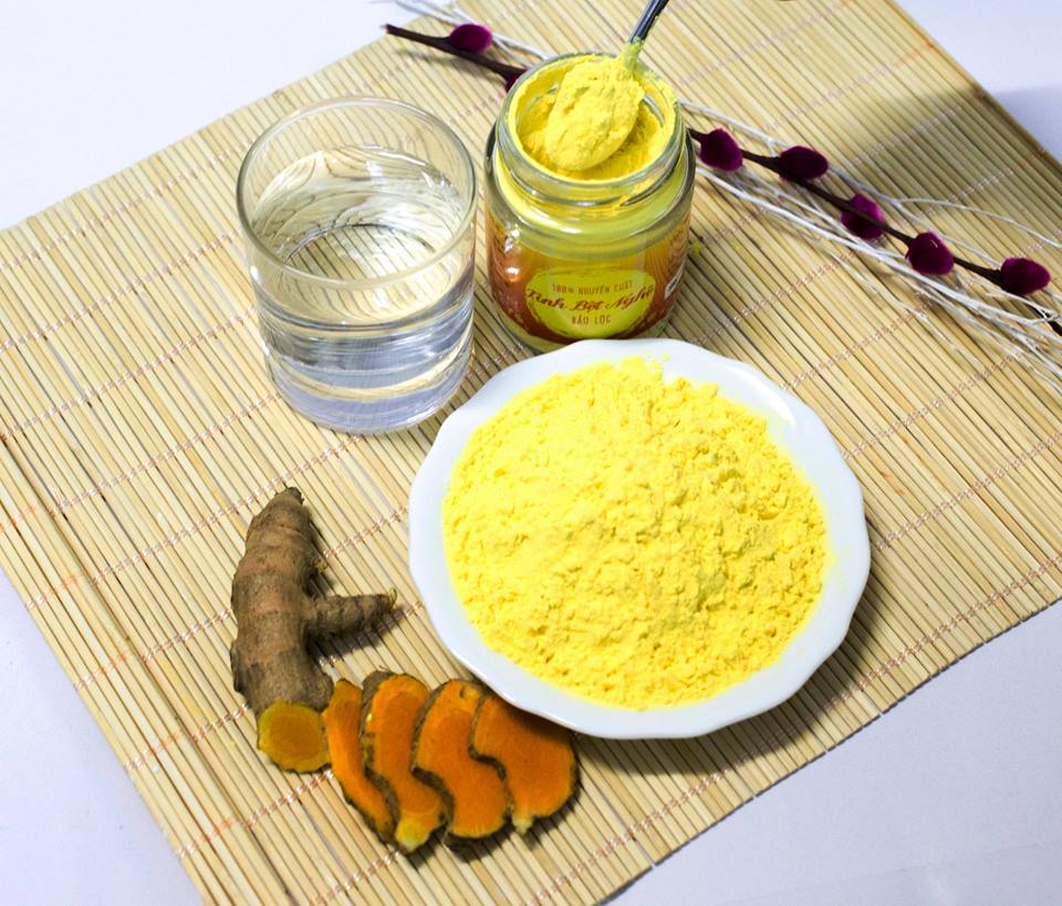 Combo Tinh Bột Nghệ + Mật Ong Hoa Cà Phê - Nguyên Chất Bảo Lộc Vũ Gia