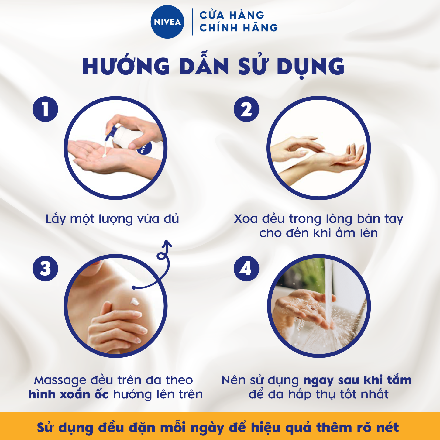 Combo 2 Tinh Chất Dưỡng Thể Trắng Da Giúp Phục hồi &amp; Săn Da Ban Đêm Nivea (200ml) - 89122