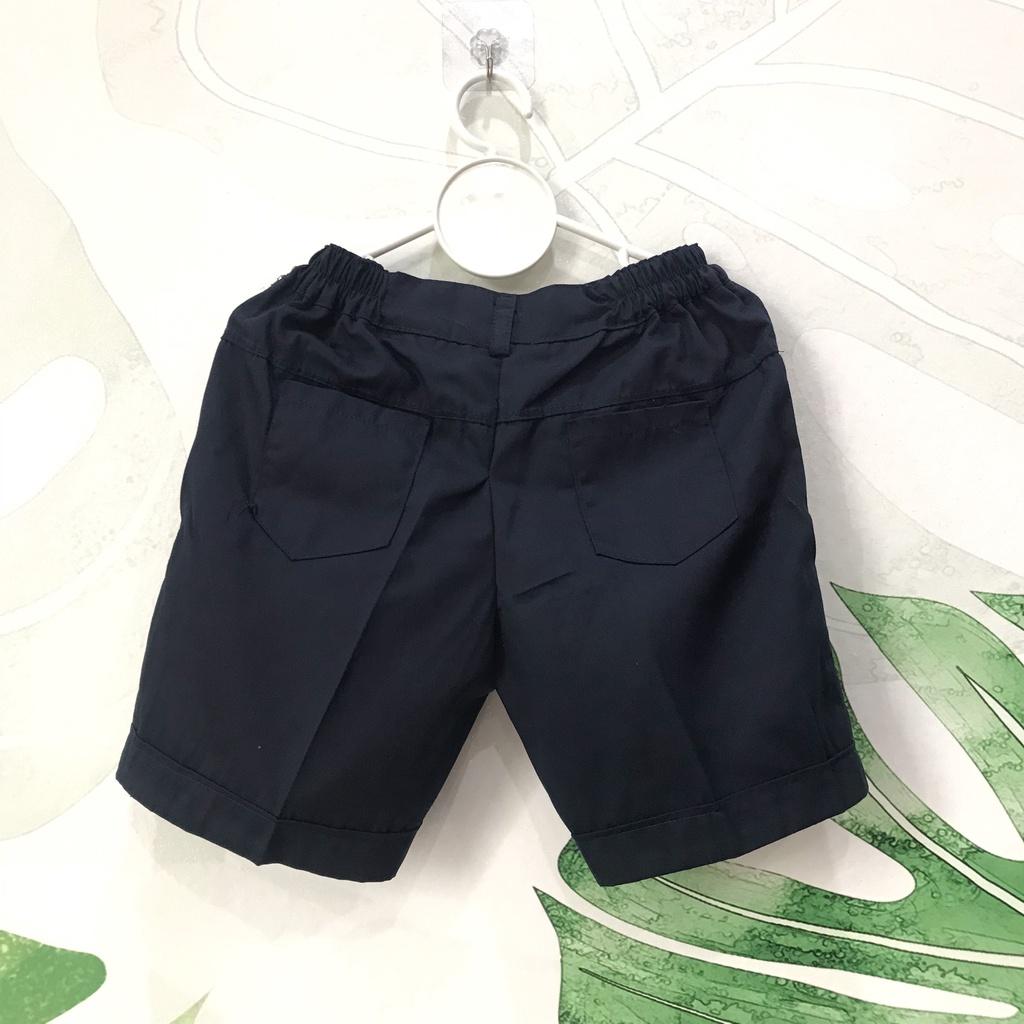 Quần đùi học sinh kaki dáng lửng 20-35kg XHN1034