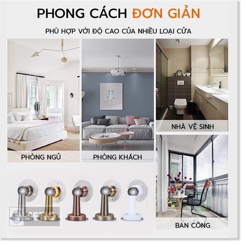 Hít cửa inox loại dày, hút chặn cửa nam châm