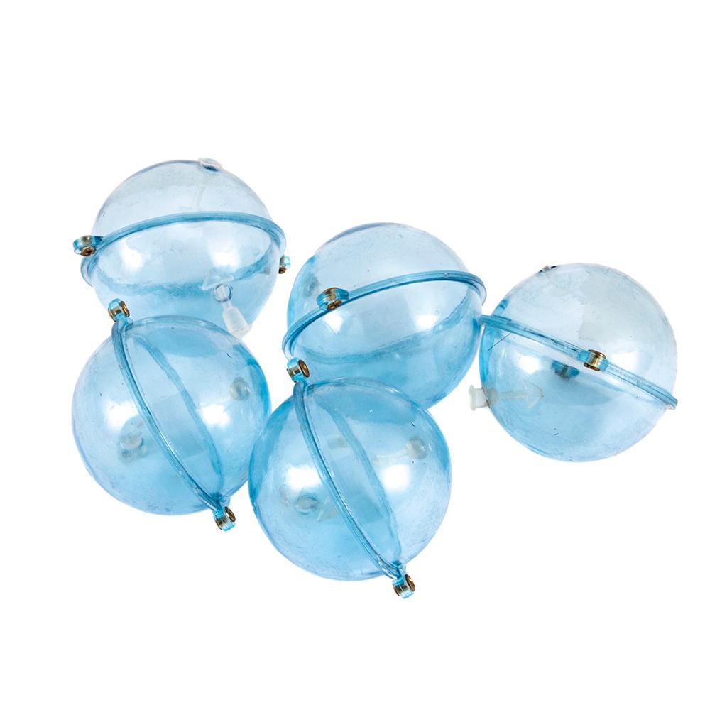 5Pcs S + 5x L Round Fishing Bobber Water Bubble Buoy Floats Fishing Tool