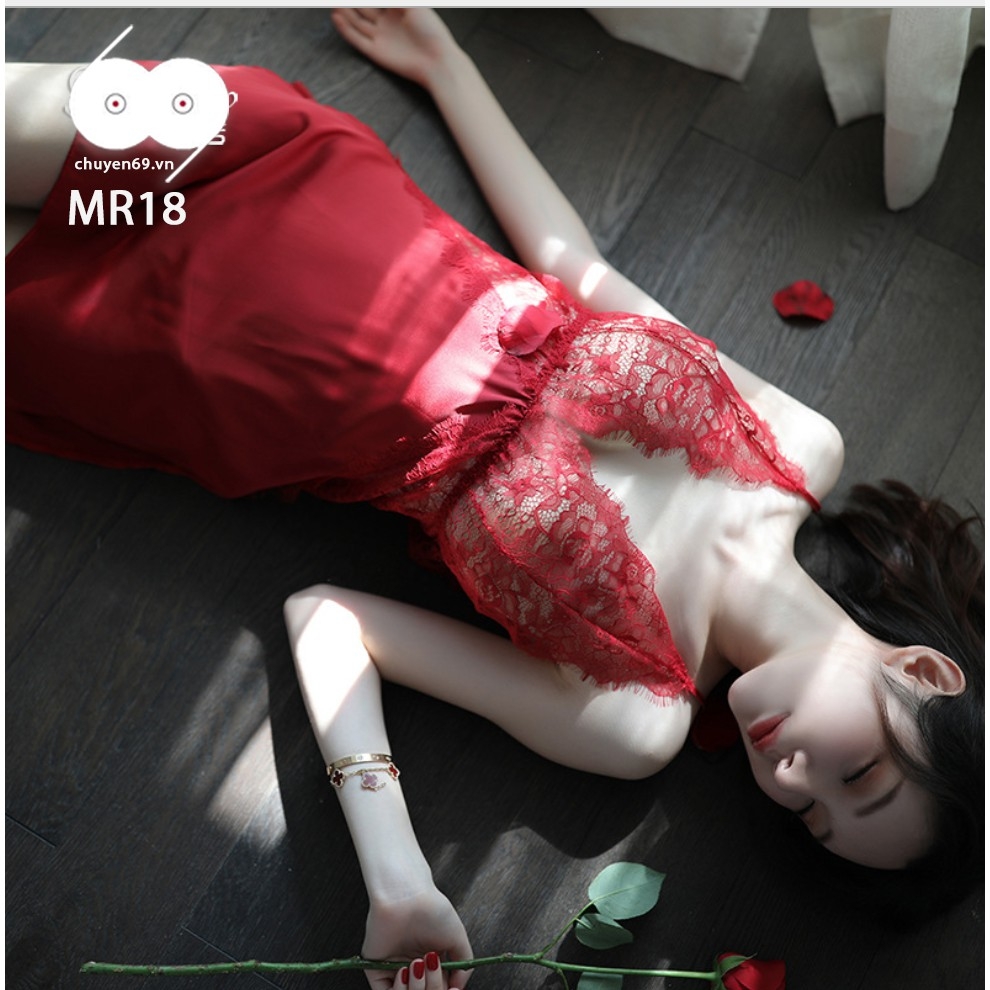 Đầm Ngủ Hở Lưng Xẻ Tà Nhìn Xuyên Thấu Gợi Cảm Cho Nữ Mặc Nhà