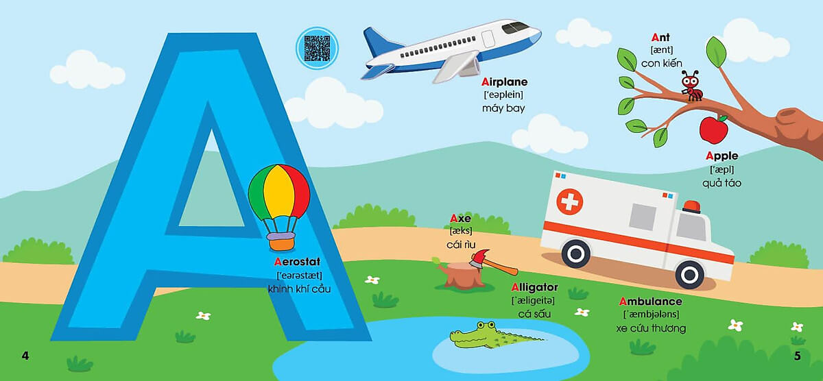 Cuộc phiêu lưu với chữ cái - My First Alphabet Adventure cho bé học tiếng anh