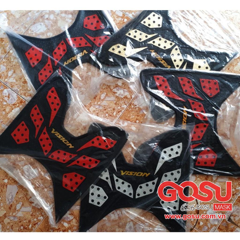 Thảm chân cao su màu cao cấp xe Vision 2014-2019