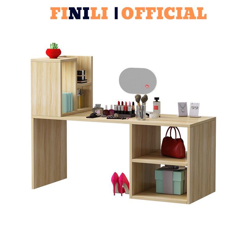 Bàn làm việc trang điểm ngồi bệt FINILI đẹp tiết kiệm không gian FNLO92