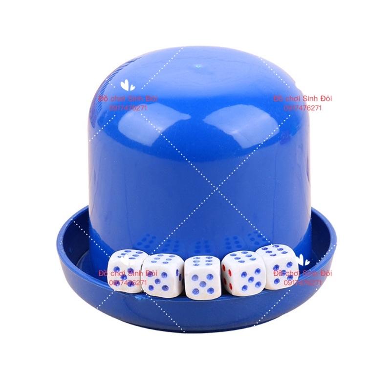 Bộ xúc xắc lắc xí ngầu nhựa