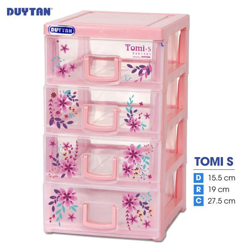 Tủ nhựa DUY TÂN Tomi S 4 ngăn 15.5 x 19 x 27,5 cm