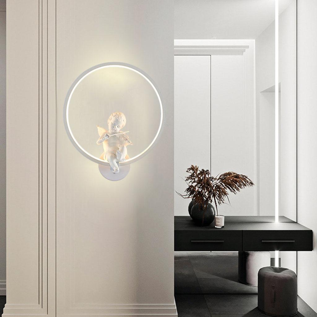 LED Modern Small Wall Lamp Sconce Bedroom Bathroom Bedside Hallway white
