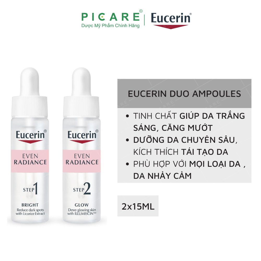 Tinh Chất Dưỡng Sáng Eucerin Even Radiance Duo Ampoules
