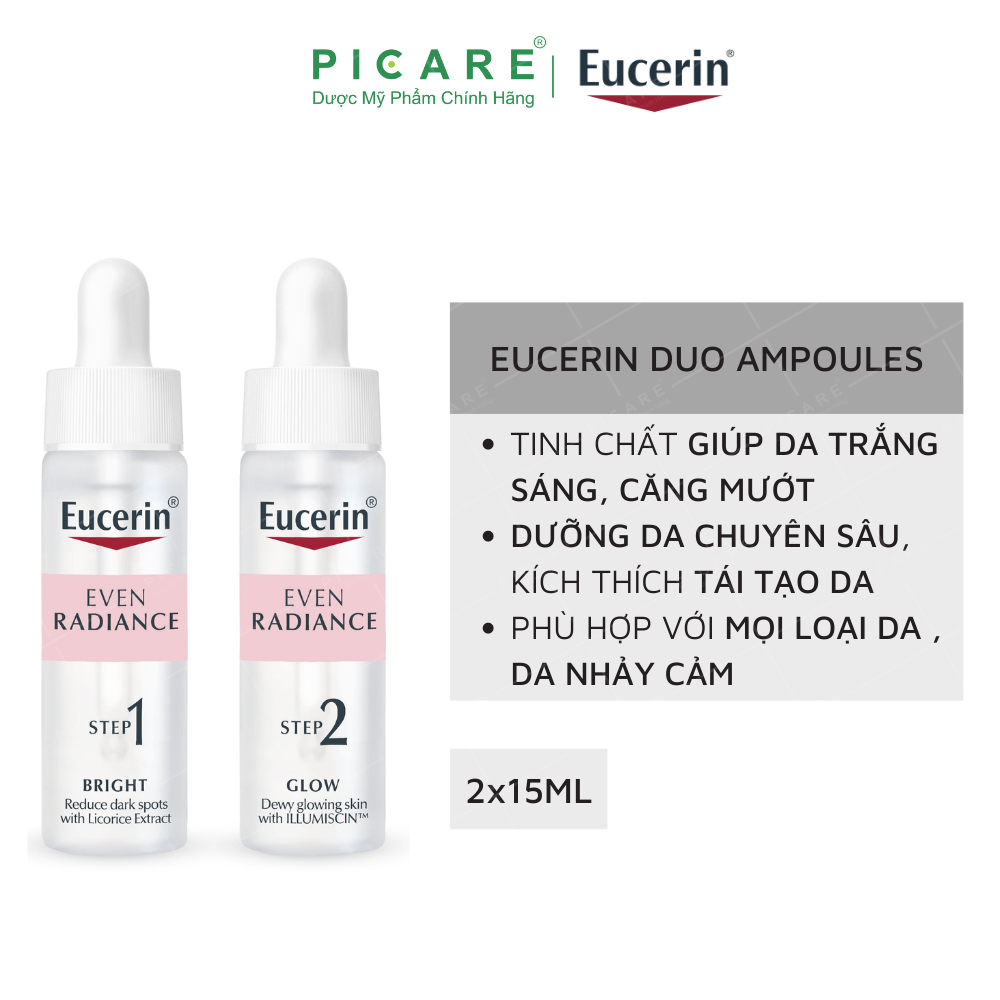 Tinh Chất Dưỡng Sáng Eucerin Even Radiance Duo Ampoules (2x15ml)