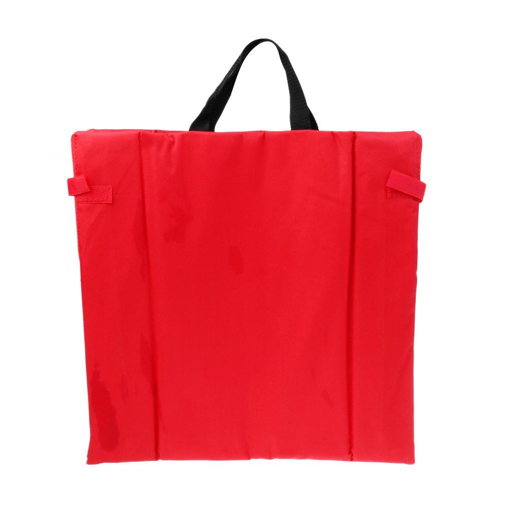 2Pcs Folding Padded Chair Seat Cushion for Stadium Bleacher Football Sports