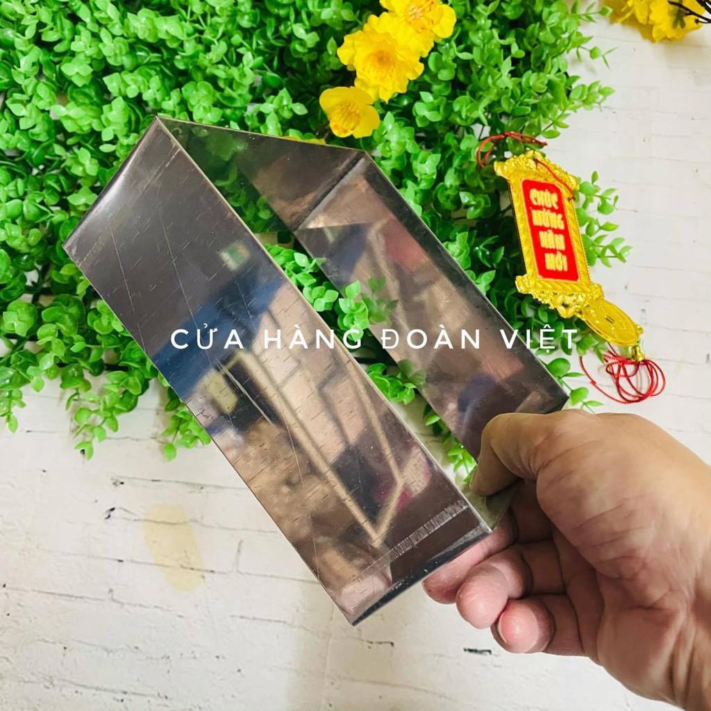 Khuôn Bánh Chưng Inox  16 cm - Inox Dày, Nặng Tay, Bánh Vuông Sắc Nét