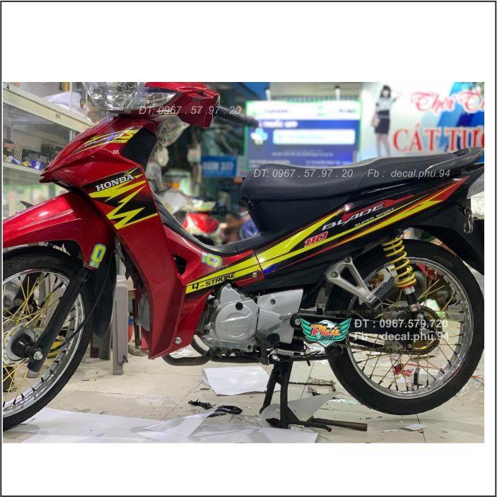 Tem Blade rời đỏ đen vàng