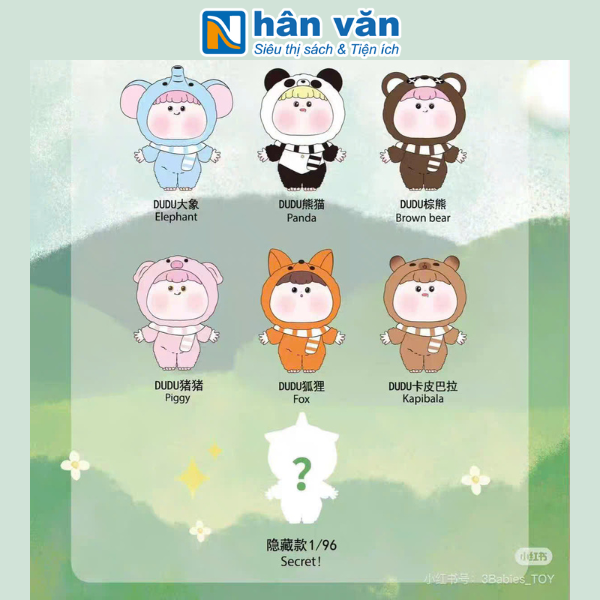 [Chính Hãng] Blindbox - DUDU ZOO - 1 Hộp Lẻ