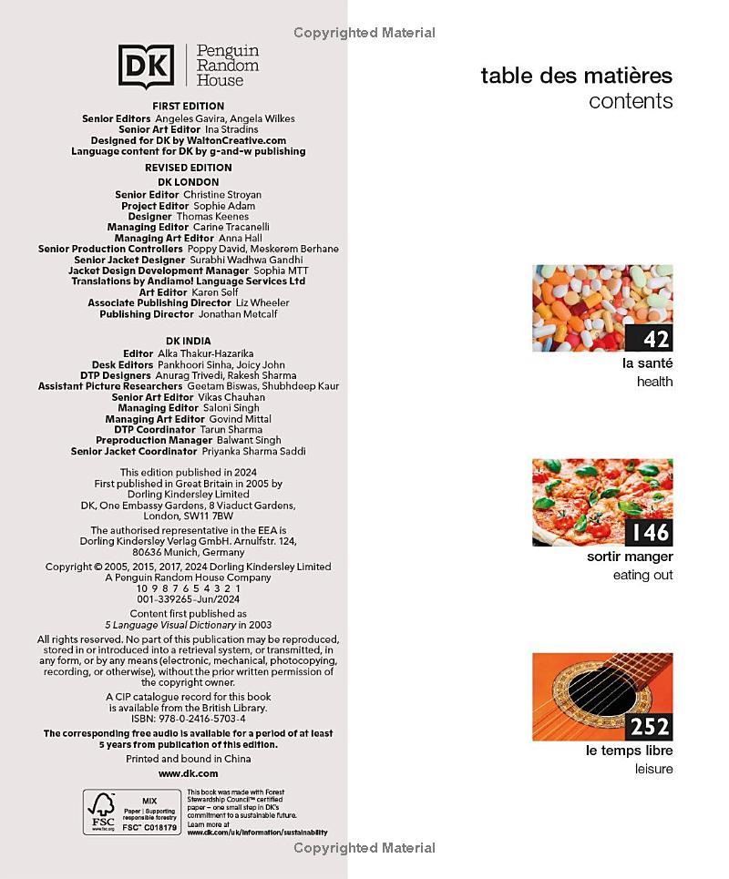 Sách ngoại văn: French English Bilingual Visual Dictionary