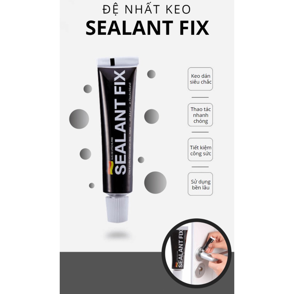 Keo dán siêu chắc Sealant Fix - Giải pháp thay thế đinh vít