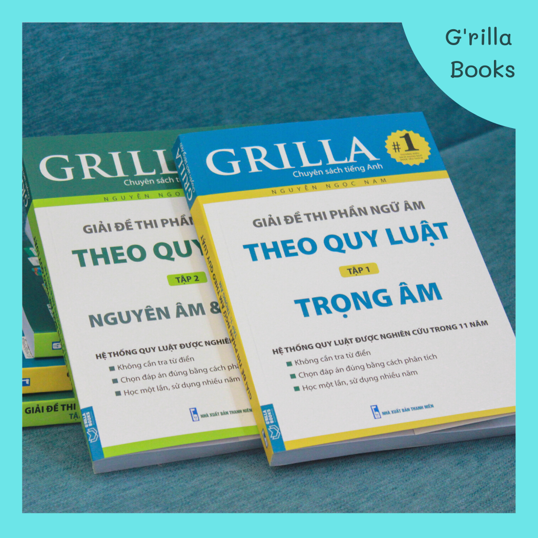 Giải Đề Thi Phần Ngữ Âm Theo Quy Luật - Tác Giả Nguyễn Ngọc Nam - Combo Tập 1: Xác Định Trọng Âm + Tập 2: Nhận dạng Nguyên & Âm Phụ Âm