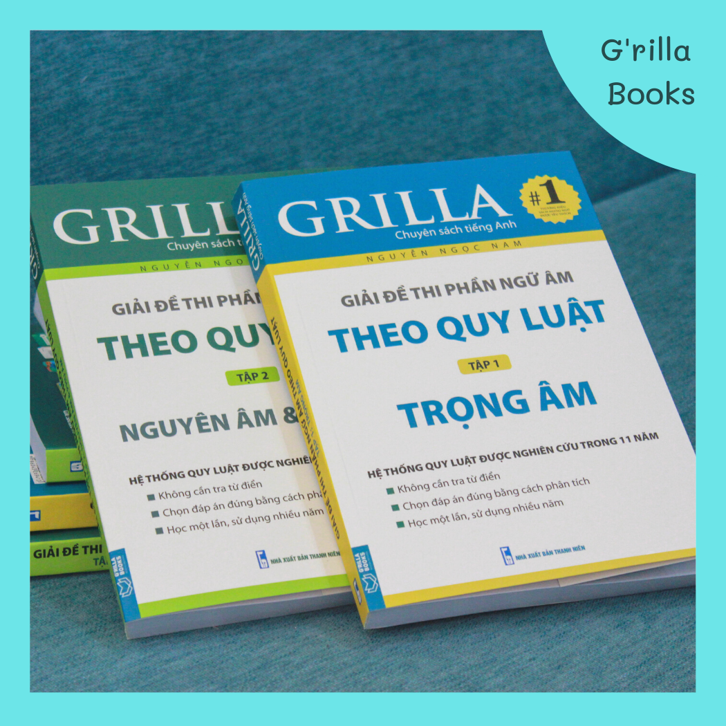 Giải Đề Thi Phần Ngữ Âm Theo Quy Luật - Tác Giả Nguyễn Ngọc Nam - Combo Tập 1: Xác Định Trọng Âm + Tập 2: Nhận dạng Nguyên &amp; Âm Phụ Âm