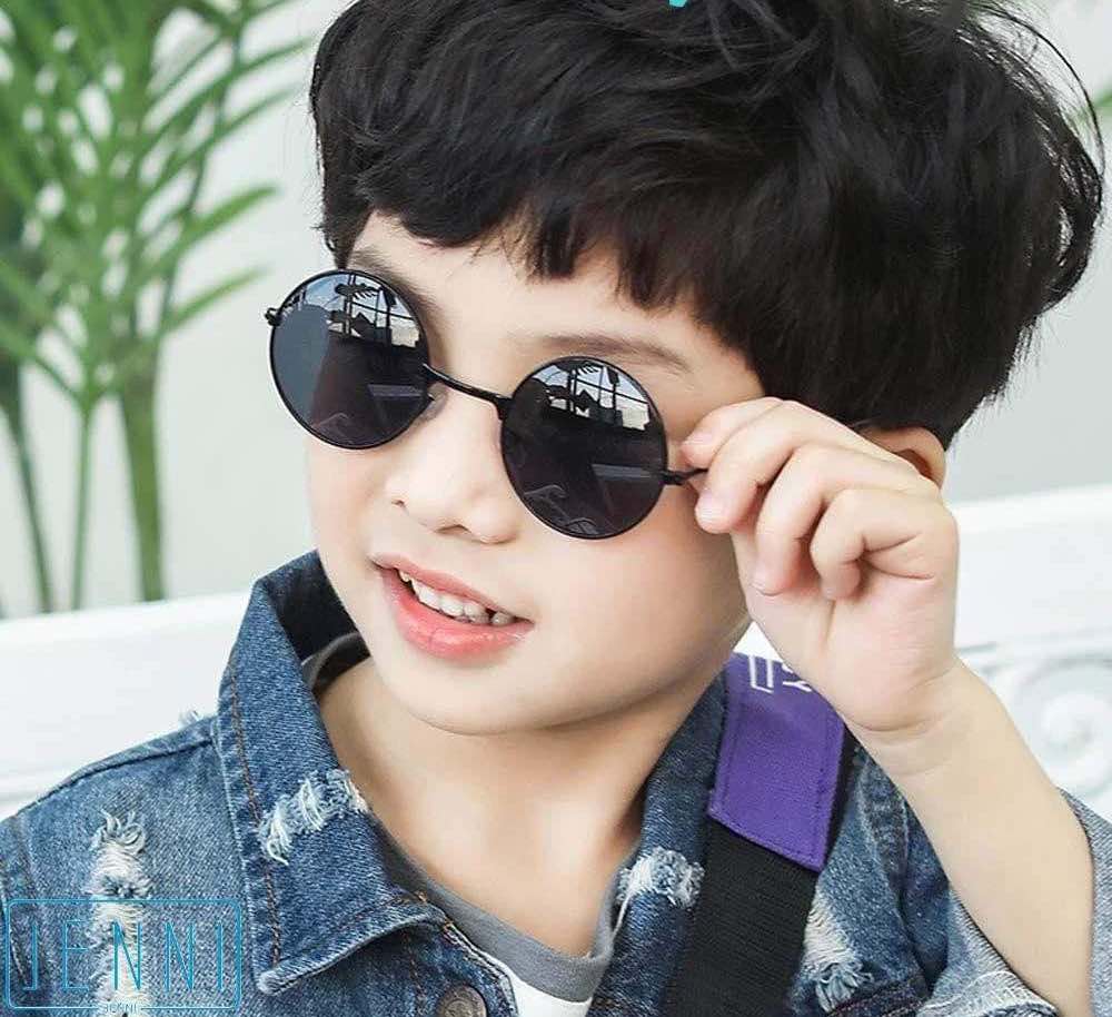 Kính râm trẻ em Mắt tròn nhỏ chống nắng bảo vệ mắt cho bé