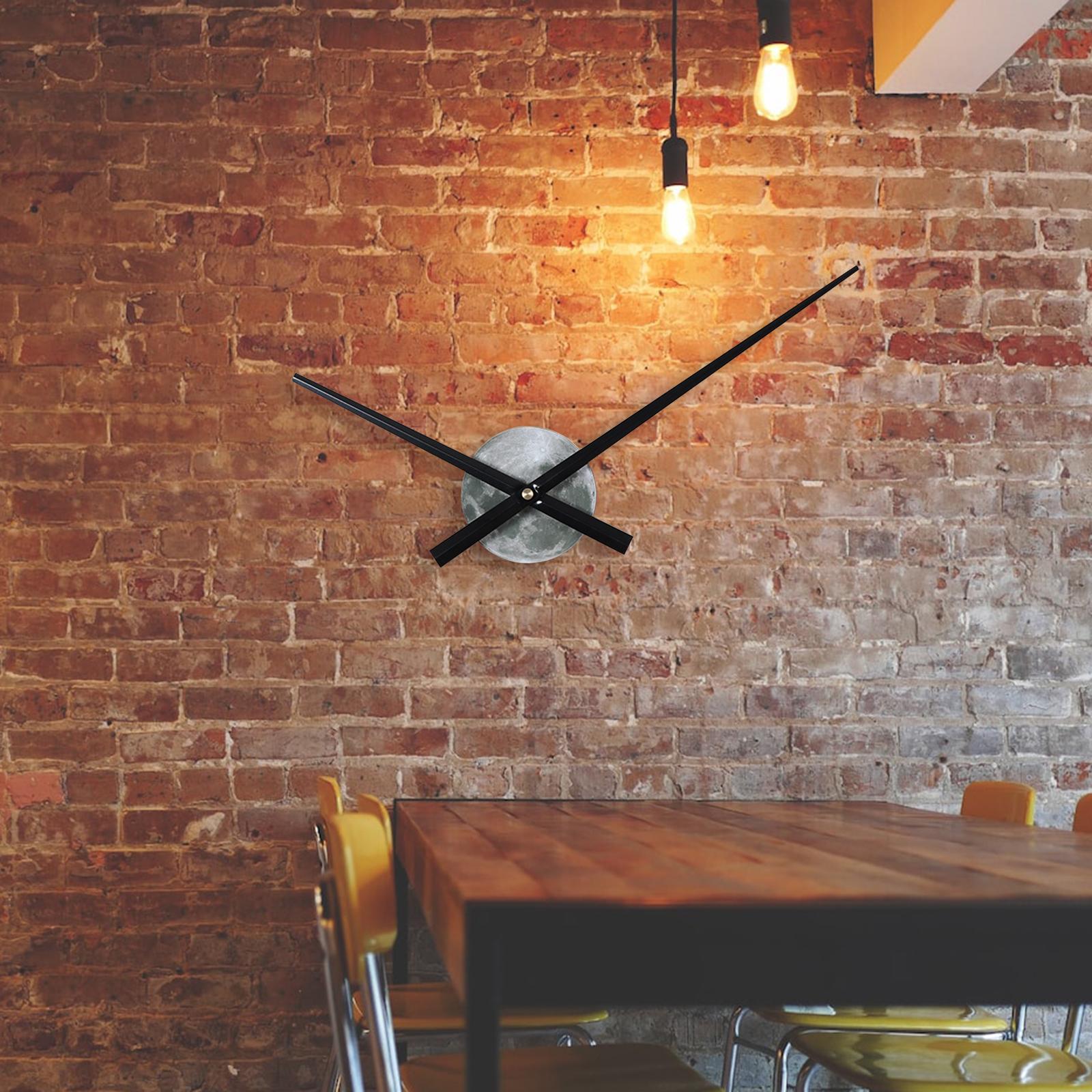 Modern Wall Clock Movement, Silent Non Ticking Hands Clock Hands Motor Kit Long Shaft for DIY Clock Replacement Fittings Repair Kit Parts