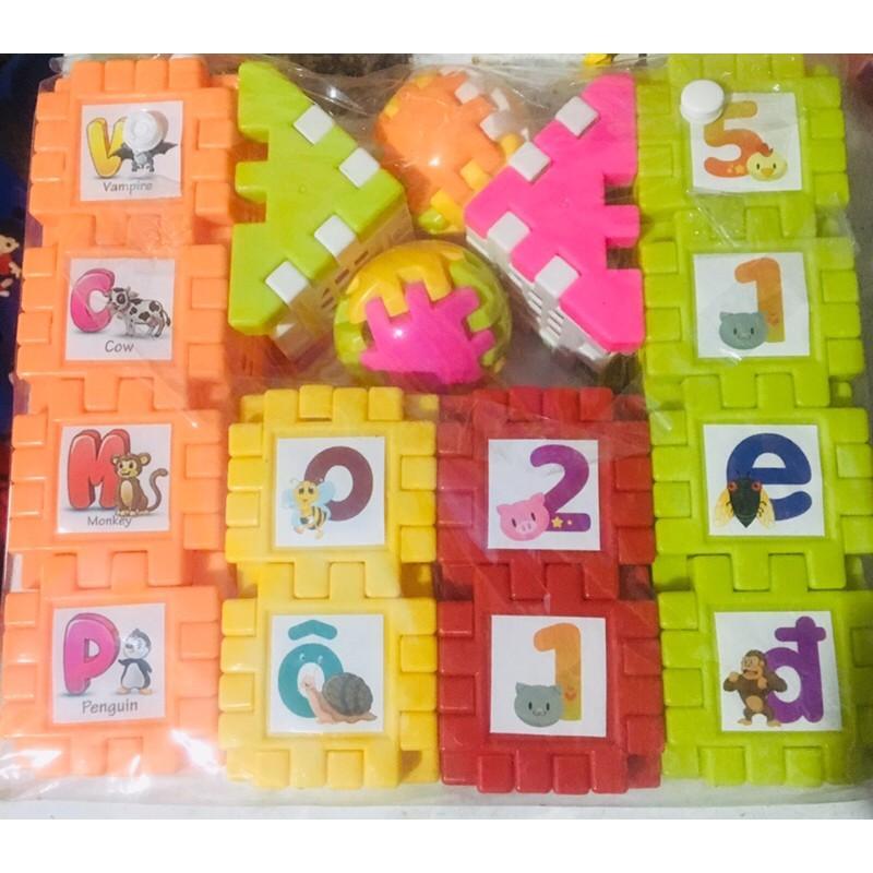 Bộ đồ chơi xếp hình vuông 190 chi tiết cho bé khéo tay