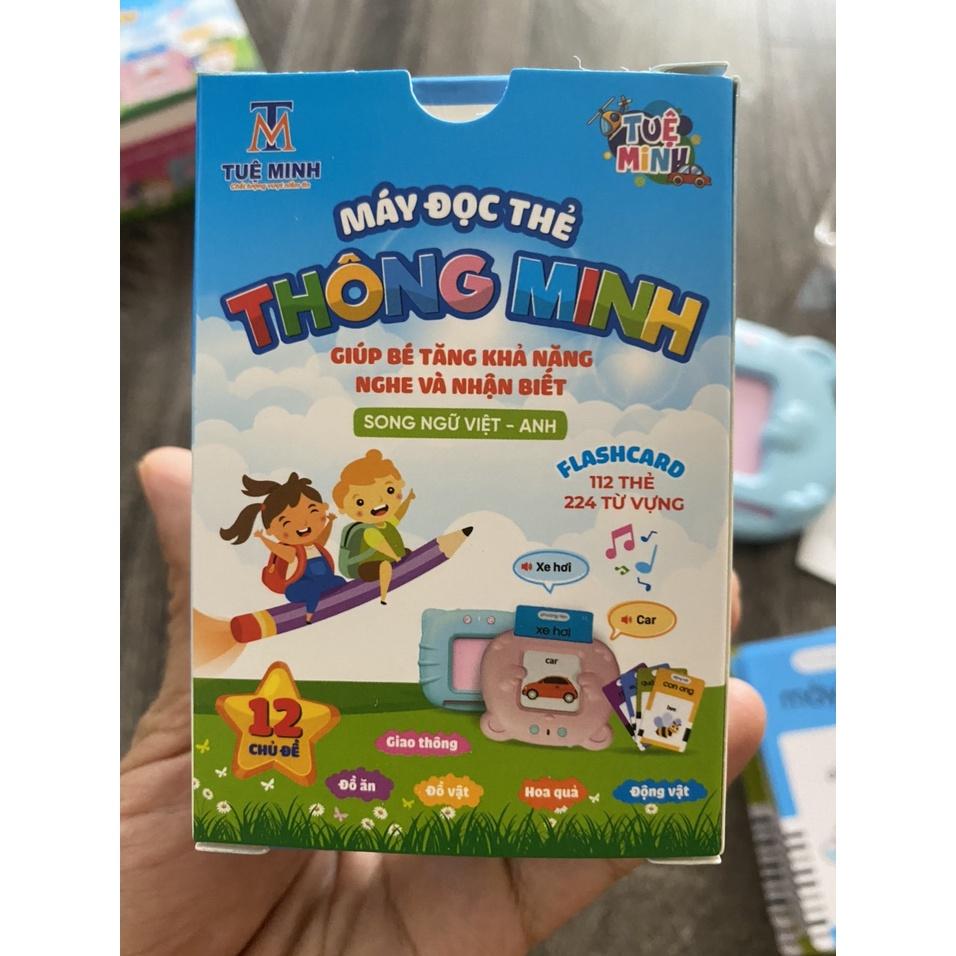 Máy đọc từ vựng Anh - Việt không sóng điện từ đồ chơi thông minh thẻ flashcard Tiếng Anh 224 từ vựng