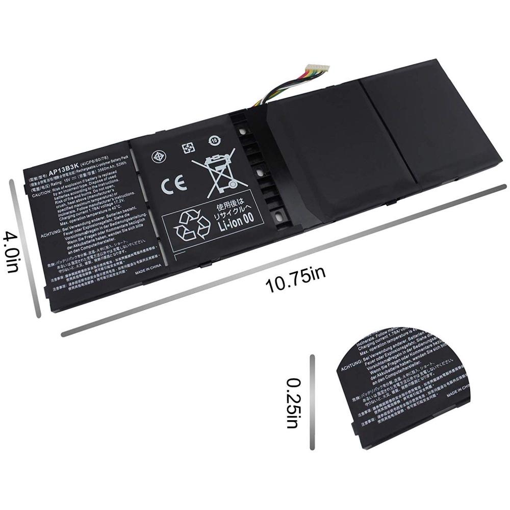 Pin Battery Dùng Cho Laptop Acer Aspire V5 V5-572 V7 V7-482 M5 M7 R7 R7-572 R7-571 R3-471T AP13B3K AP13B8K