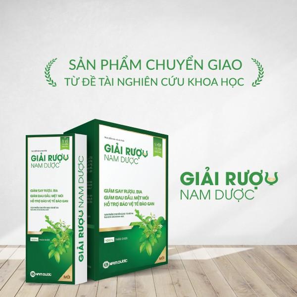 Viên giải rượu Nam Dược (VIÊN BYESAY) tăng cường chức năng giải độc bảo vệ gan 5 hộp x 6 viên