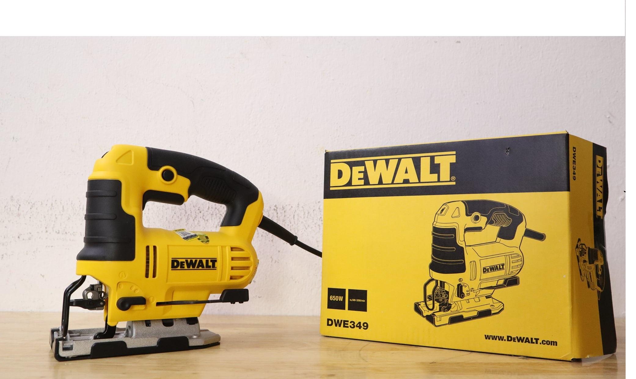 MÁY CƯA LỌNG CẦM TAY 650W DEWALT DWE349-B1- HÀNG CHÍNH HÃNG