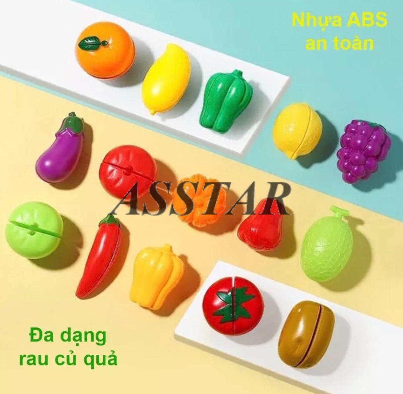 Đồ Chơi Cắt Hoa Quả Cho Bé, Bộ 43 Chi Tiết, Đồ Chơi Trẻ Em, Quà Tặng Sinh Nhật Cho Bé