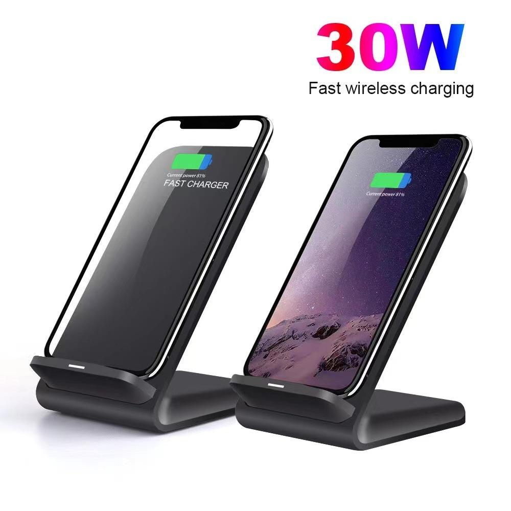 Bộ sạc không dây 30W cho iPhone 13 13Pro 12 12Pro Max X XR XS Max 11 11Pro Chứng sạc cho Samsung S21 S20