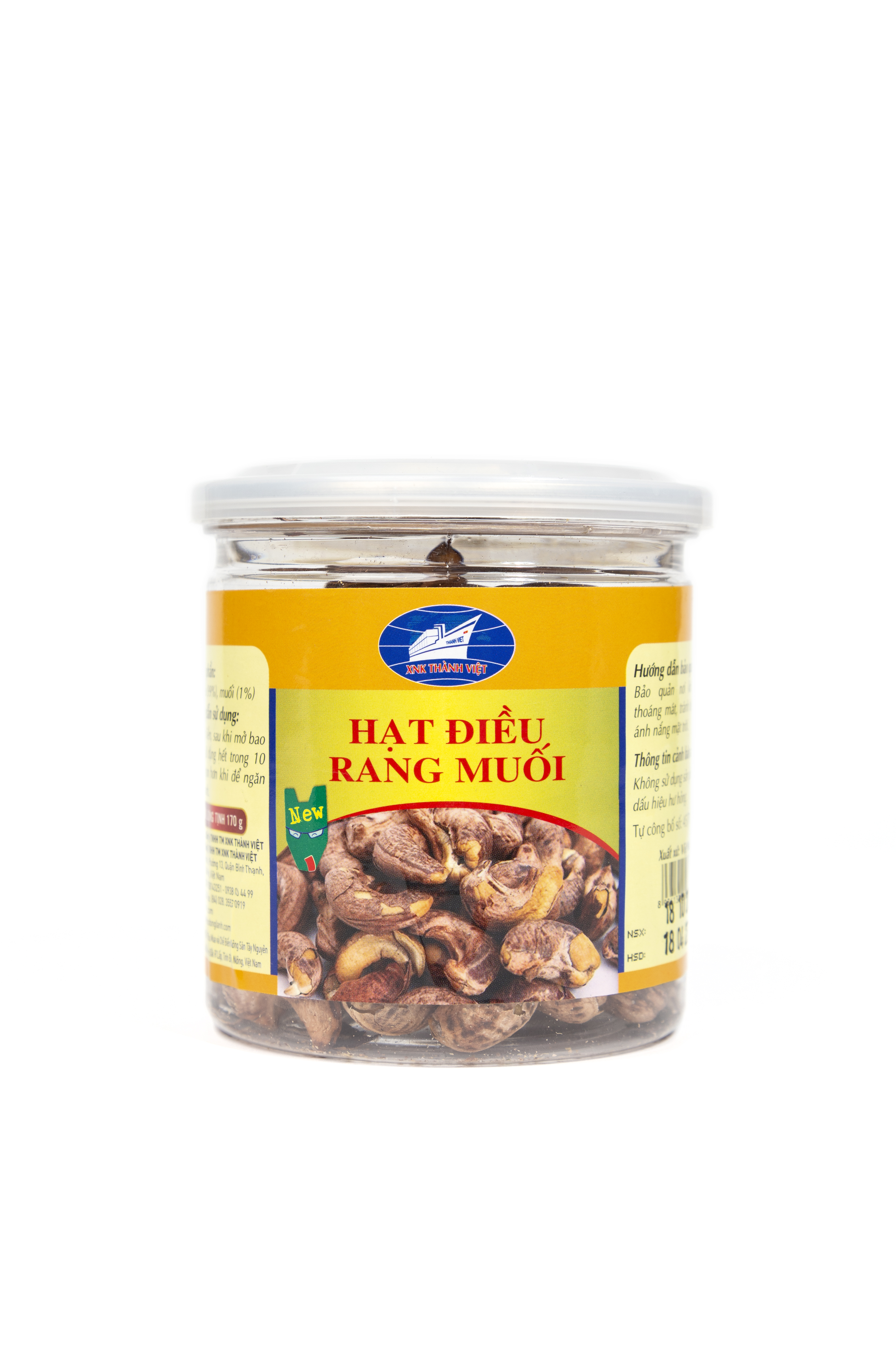 HẠT ĐIỀU RANG MUỐI 170 G