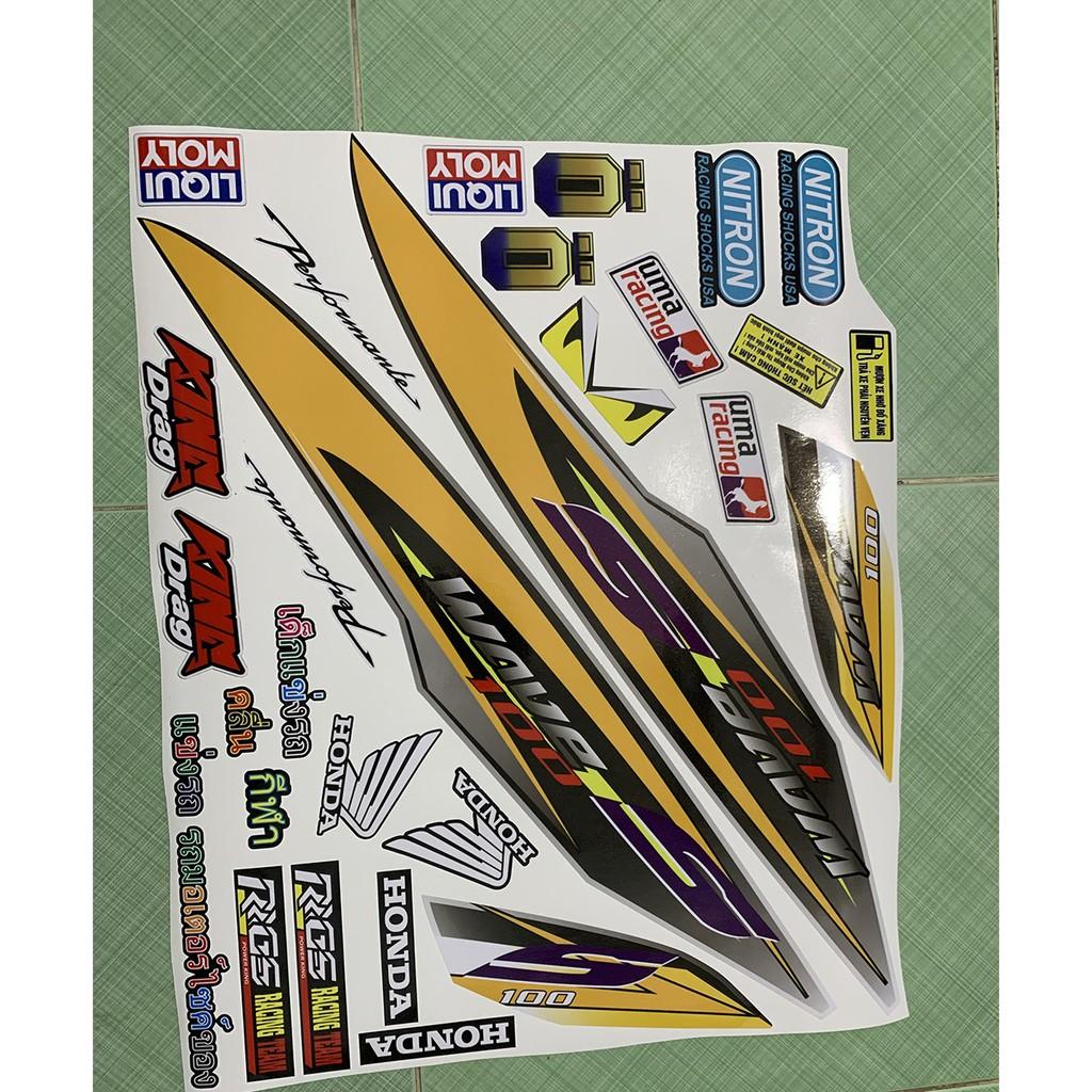 Tem wave S vàng đen 2006-2021