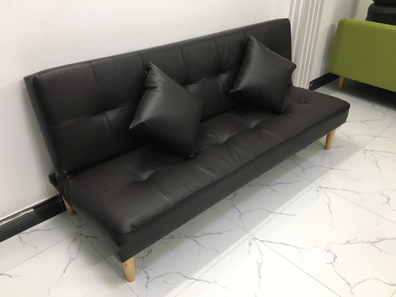 Ghế sofa bed, sofa giường màu đen SB14