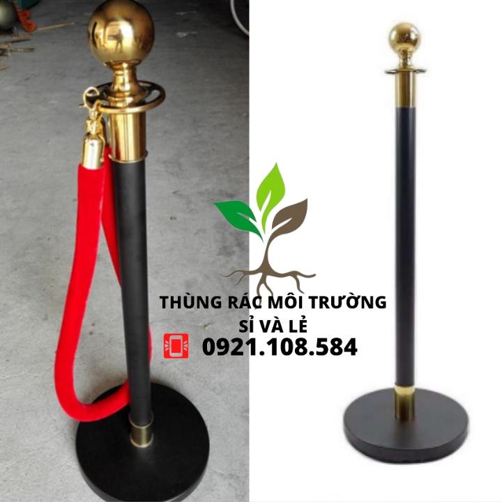 Cột chắn inox đầu tròn, Cột chắn inox dây trùng, Cột chắn Inox phân luồng lối đi, Cột chắn sân bay