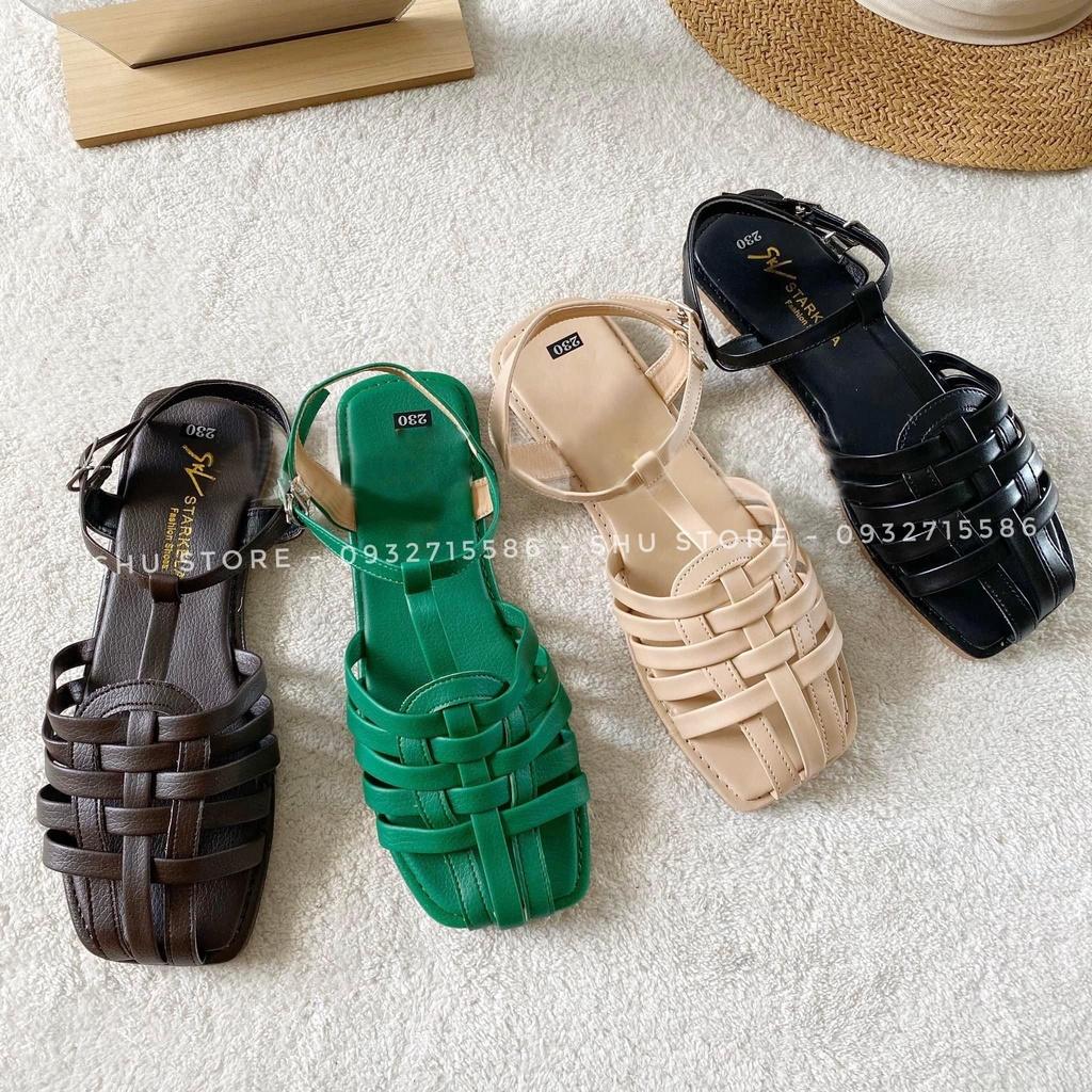 SANDAL NỮ THỜI TRANG SIÊU XINH SHU STORE - SANDAL DÂY ĐAN BÍT MŨI