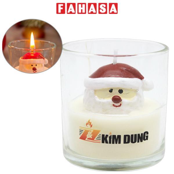 Ly Nến Thơm Hình Ông Già Noel 3D
