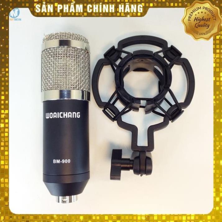 Combo Bộ mic thu âm BM900 và Sound Card V8 chuyên dụng hát livestream với đầy đủ chức năng chỉnh giọng âm thanh