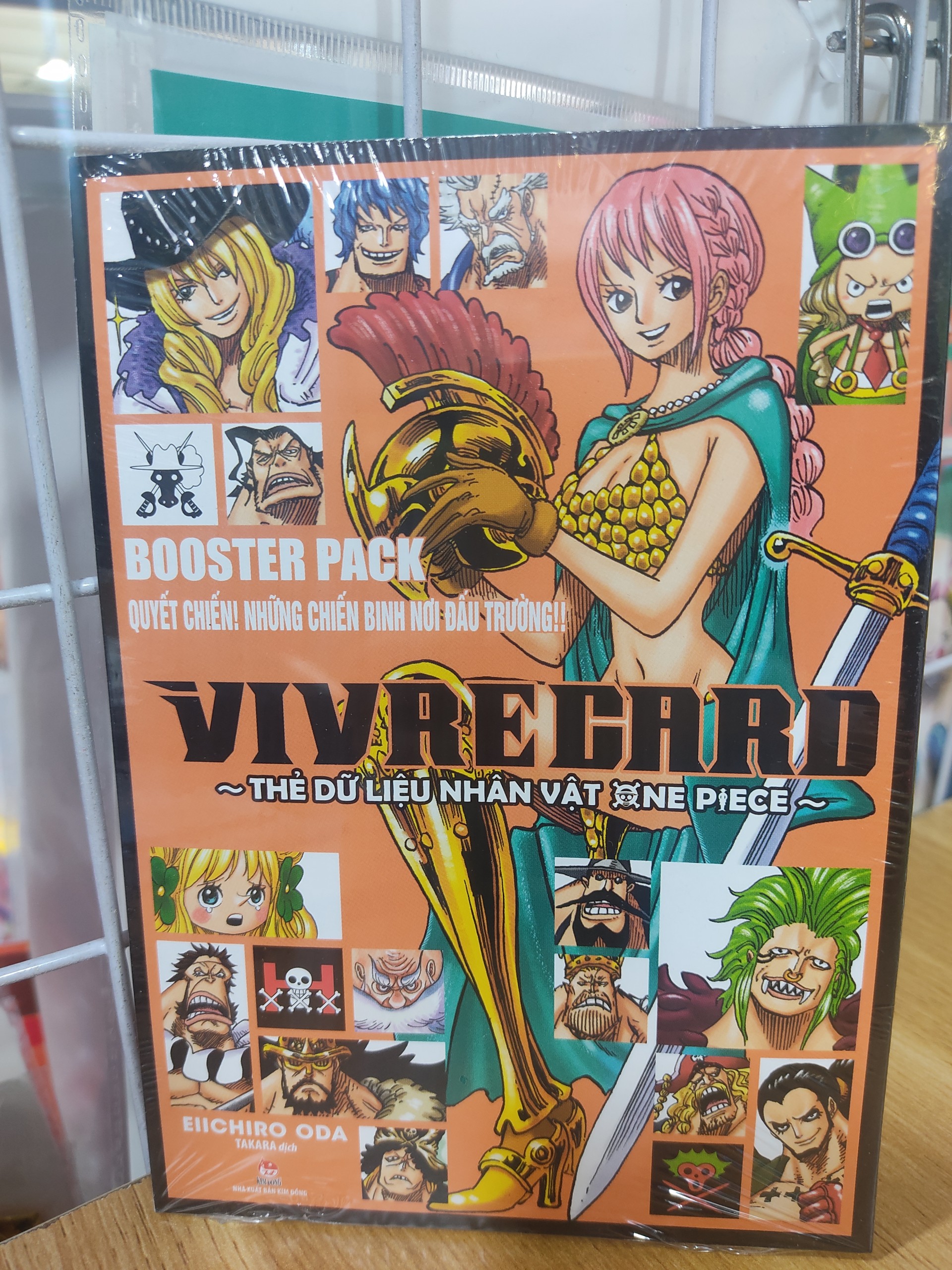 Vivre Card - Thẻ Dữ Liệu Nhân Vật One Piece Booster Pack - Quyết Chiến! Những Chiến Binh Nơi Đấu Trường!!