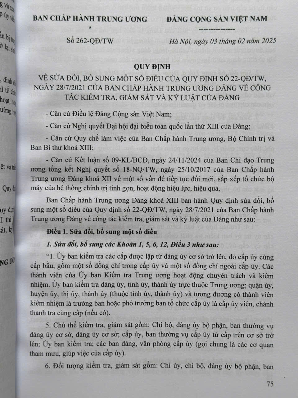 Sách Hướng dẫn thực hiện Công Tác Kiểm Tra, Giám Sát và Kỷ Luật Của Đảng đối với Các Tổ Chức Đảng và Đảng Viên (V2566T)