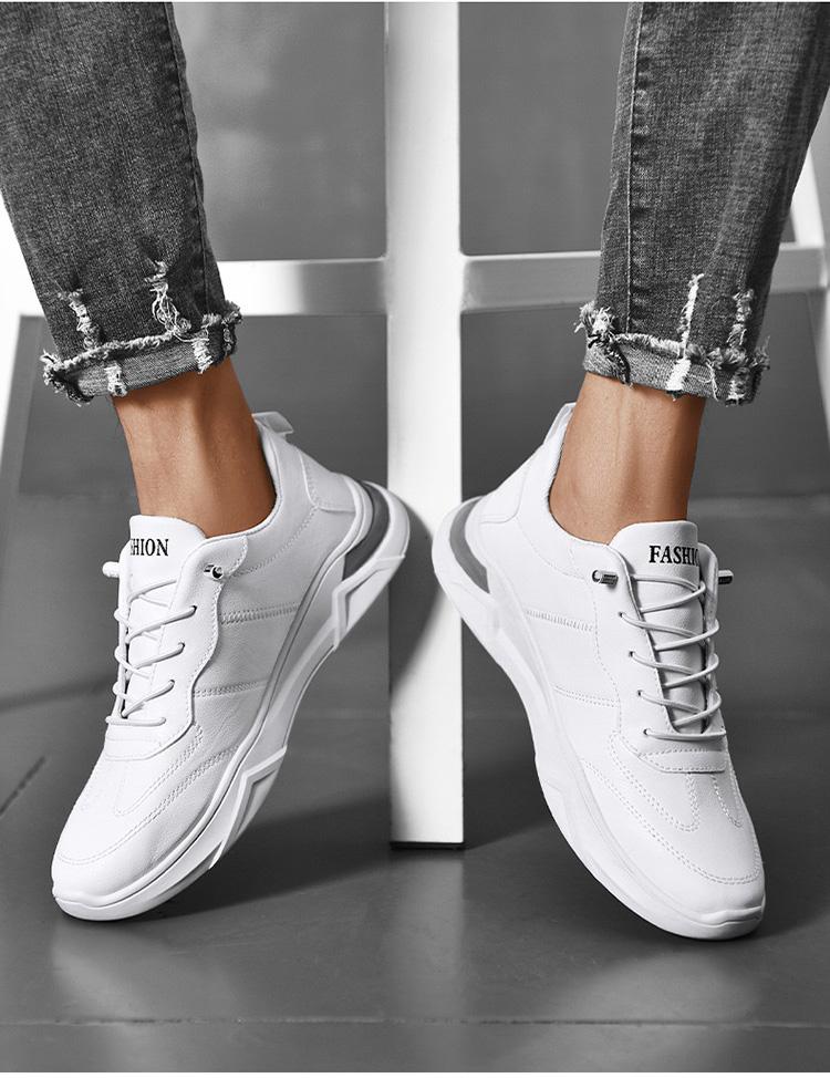 Giày Thể Thao Nam Sneaker Da Cao Cấp Phong Cách Hàn Quốc Kiểu Dáng Thời Trang G171