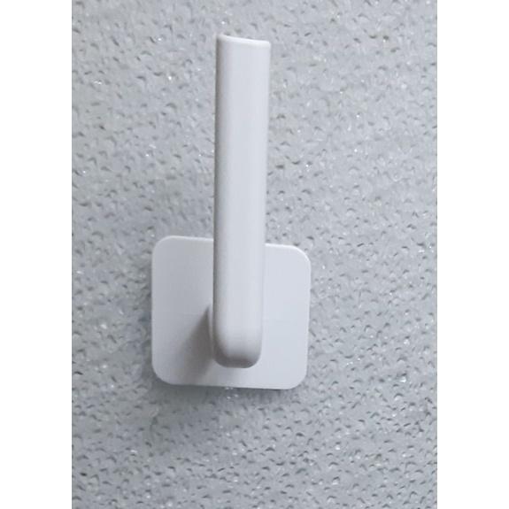 Móc đa năng màu trắng dán tường