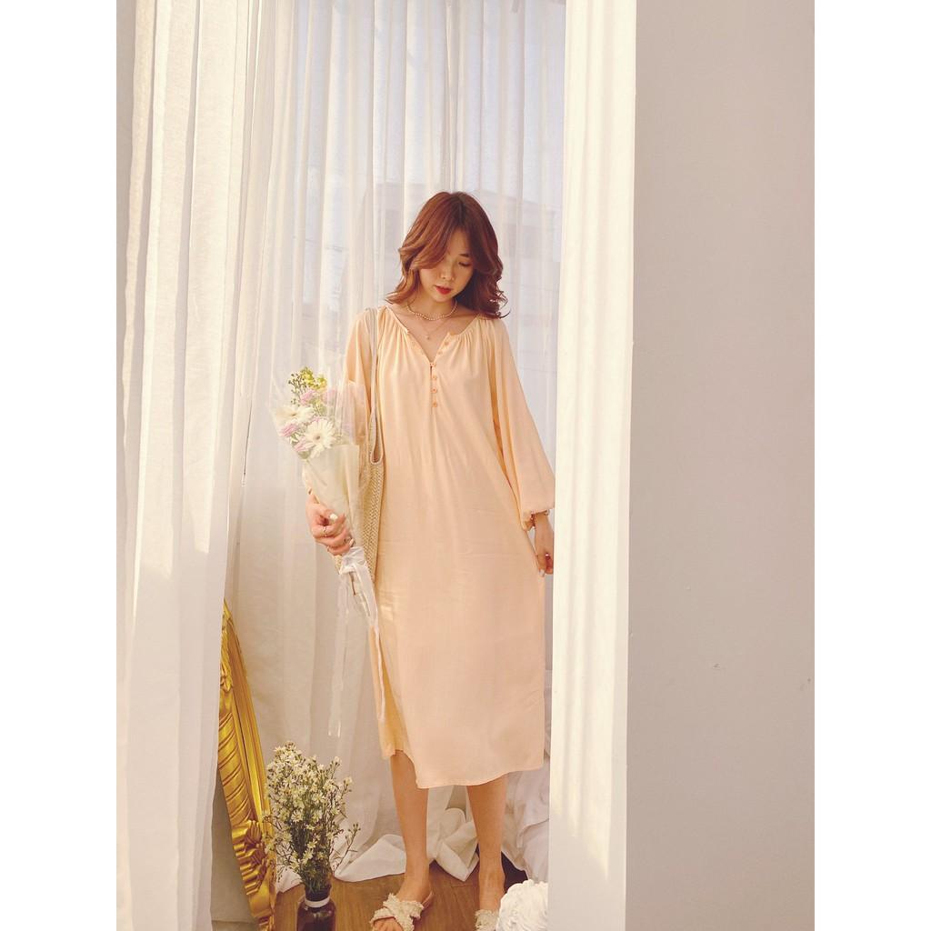 Đầm suông dài cam hồng Paw Dress Gem Clothing SP060326