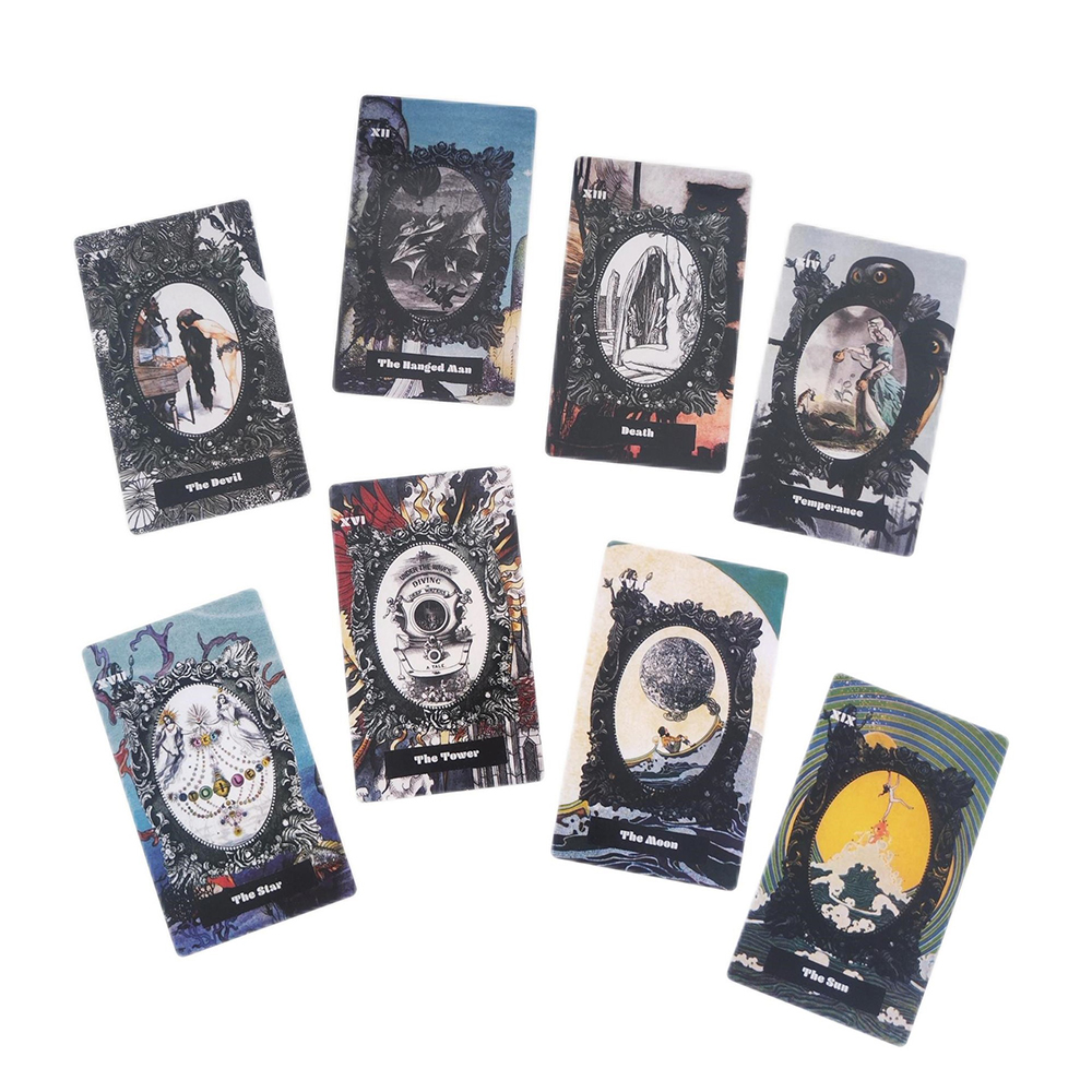 [Size Gốc] Bộ Bài Seawitch Tarot 78 lá bài 7x12 Cm  đá thanh tẩy