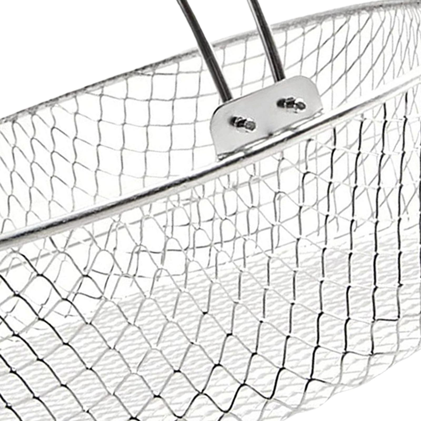 Air Fryer Basket with Handle Accessories Removable Deep Fry Mesh Basket for Baking